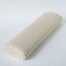 Beige TULLE NET FABRIC 108" wide x 50 yards Bolt Crafts Sewing Put-up Wedding