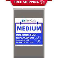 PAC11-11038 Medium Dog Door Flap Replacement Compatible with Petsafe Freedom Dog