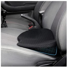 Lumbar Support Car Seat Cushion - Memory Foam Wedge for Enhanced Driving Comfort