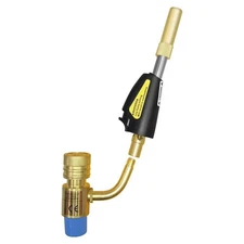 Turbo Torch Head ZR-1S - Professional 360° Swivel Tip with Piezo Ignition, Ad...