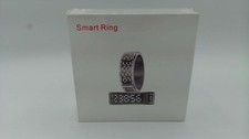 Smart Ring Health Tracker LED Display Screen IP68 Waterproof Fitness Ring Sz 8