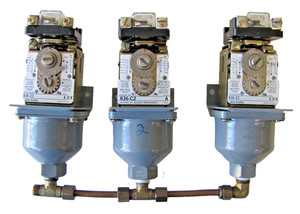 Lot of 3 Allen Bradley 836-C2 Electric Control Pressure Switches 65 PSI 24-600V