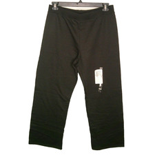 Hanes Ecosmart Women's Large Black Wide Leg Sweatpants