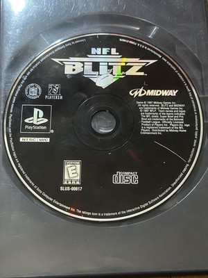 NFL Blitz (Sony PlayStation 1, 1997) Midway Sports NTSC-U/C 