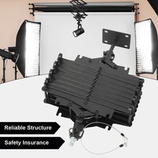 Light Wall Mounted W/ Rope Drop Photograph for Studio Photography Ceiling Rail