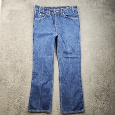 Vtg Levi's 517 Bootcut Jeans Mens 35x30 Fits 32x30 Orange Tab USA 90's Western