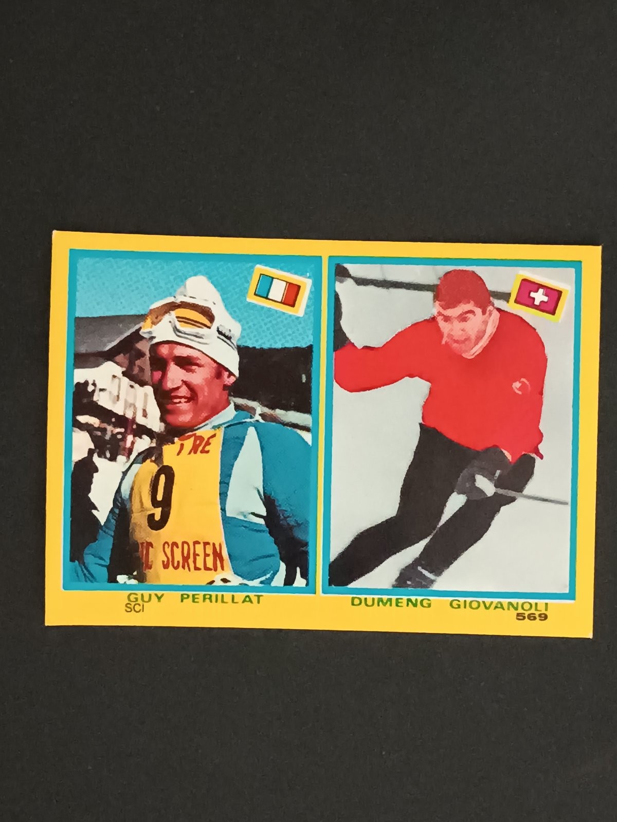 Figurina I Campionissimi Mira 1968 Rec. # 569 G Perillat D Giovanoli