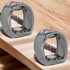 Wax Oil Warmer Tea Light Holder Silver Round Orb - 2 Pack Ideal Gift