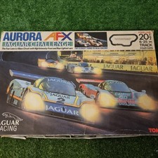 Tomy Aurora AFX JAGUAR CHALLENGE Le Mans 4-Lane Set All working see pictures