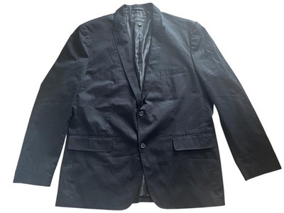 INC International Concepts Herren Sakko Blazer Schwarz Slim Fit XXL Baumwolle...