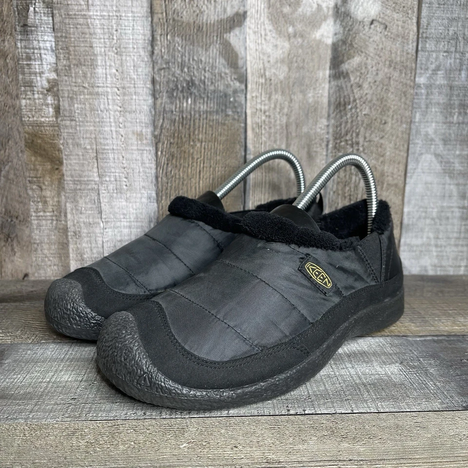 Big Kids Keen Howser II Black Nylon Waterproof Casual Comfort Trail Shoes Size 4 - Image 2 of 4