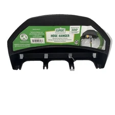 Plastic Wall Mounted Hose Hanger Utility Hooks Black Expert Gardener Organizer