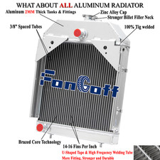 Tractor Radiator Fits Allis Chalmers D12 D10/60H 1B B125 C CA 70214337,70233232