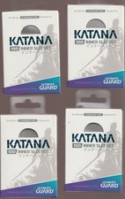 ULTIMATE GUARD - KATANA PRECYZYJNIE DOPASOWANE RĘKAWY - PRZEZROCZYSTE - STANDARDOWE (X400).