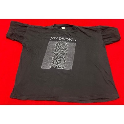 Joy Division Unknown European? rare Graphic T Shirt Black Cotton Band Tee