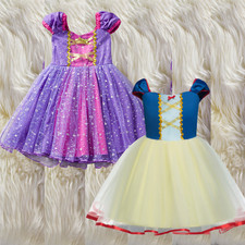 Ready 2 Ship Princess Dress Puff Sleeve Party Gown Girl Sizes 2T - 5T NWT