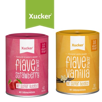 Angebot Aromapulver Erdbeere o. Vanille, Geschmackspulver Xucker, Flave Powder