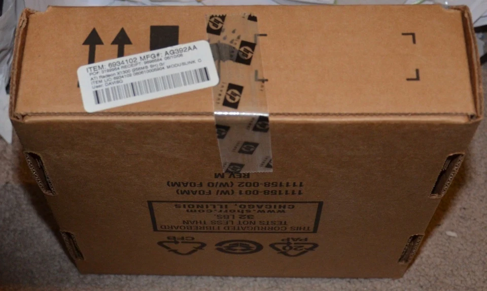 HP ATI Radeon x1300 256mb PCIe graphics video card new sealed oem AG392AA x16 - Image 4 of 4