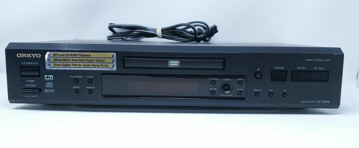 Onkyo DVD Player DV-S555 No Remote See Description Tested