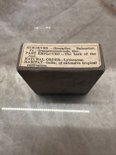 Vintage Parke Davis Detroit Michigan Pomegranate Advertising Box - Picture 2 of 6