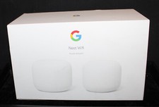Google Nest Wifi Router and Point - Snow. In Good Condition AO4065730