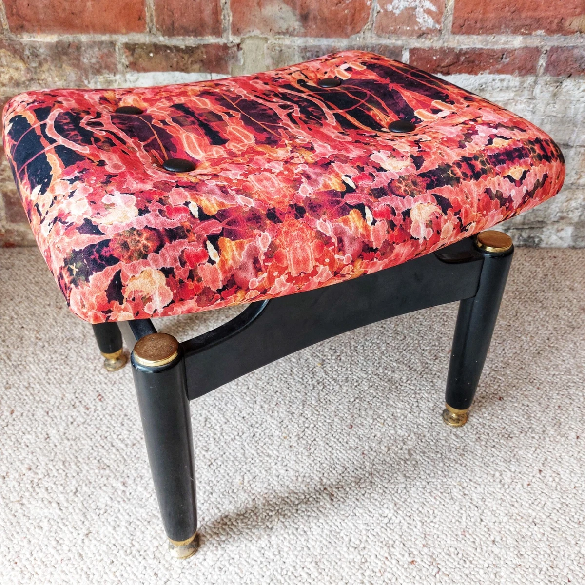 Red dressing table stool online