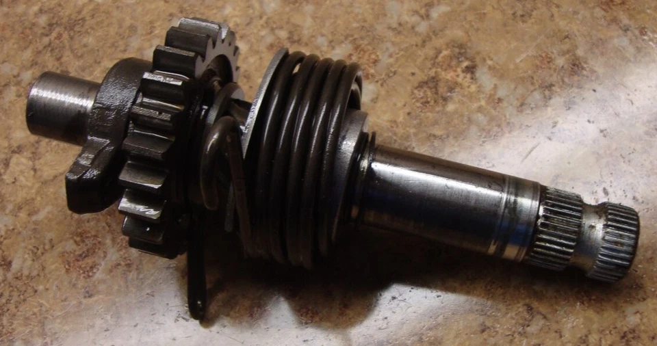 Yamaha XS400 XS 400 1980 motor arranque eje de engranaje varilla C3 Foto 3 de 3