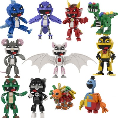 New Poppy 4 Building Block Kit Nightmare Critters Assembly Model Kids Gift Dolls