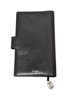 Authentic Cartier Planner Cover Diary Notepad Cover Leather