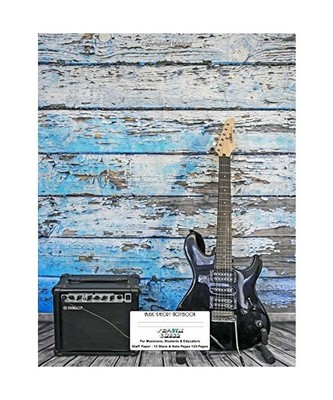 Music Theory Notebook For Musicians, Students, and Educators: Blue Guitar Cover 