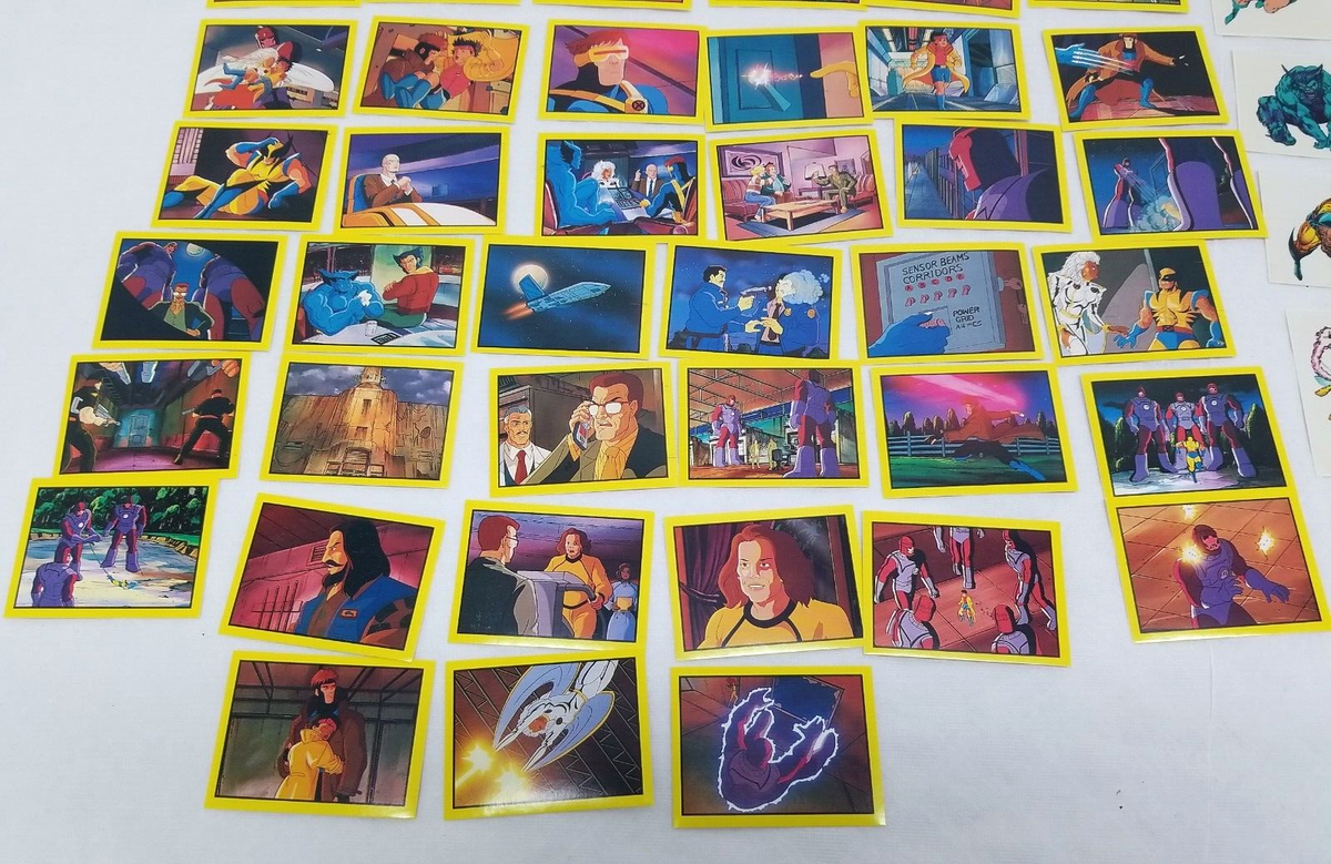 1993 Marvel Diamond Animated Series X-Men 39 Stickers 8 Clear | eBay