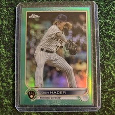 2022 Topps Chrome Aqua Refractors #119 Josh Hader /199