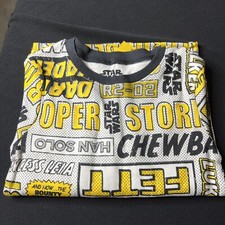 Star Wars Pajama Sleep Set Long Sleeve Amazon Kid's Unisex Size 6-7 Years Old