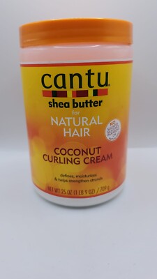 Cantu Natural Hair Coconut Curling Cream,  25 oz