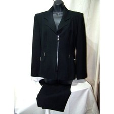 VTG. Alberto Makali Skirt Suit Black 8 Business Career