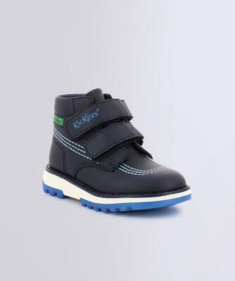 Kickers Stiefletten Kind Kickfun Mit Tücken - 101 (Blau Marine)