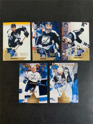 1994/95 Select Tampa Bay Lightning Team Set 5 Cards