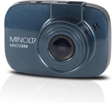 Minolta MNCD250 Full HD 1080P Wide Angle Car Dashboard Camera with G-Sensor-Blue
