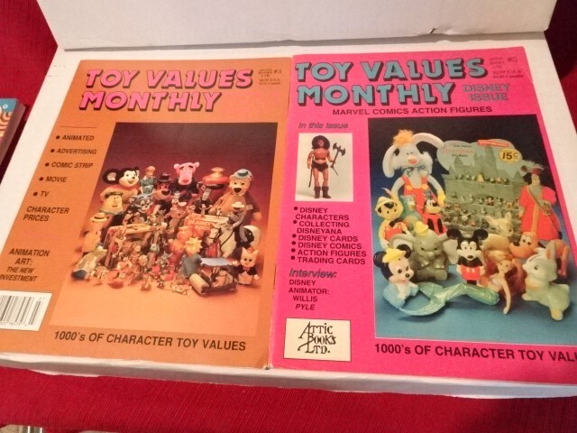 COLLECTIBLE TOY VALUES MONTHLY Magazine #3 & 5, 1991, Characters, Disney, Marvel