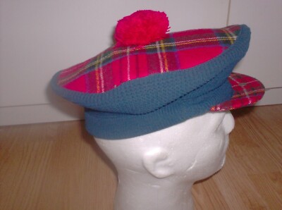 MADE IN SCOTLAND WOOL GOLF HAT UNISEX Buy Harris Tweed Green Herringbone Traditional Golf Baseball  main image 3