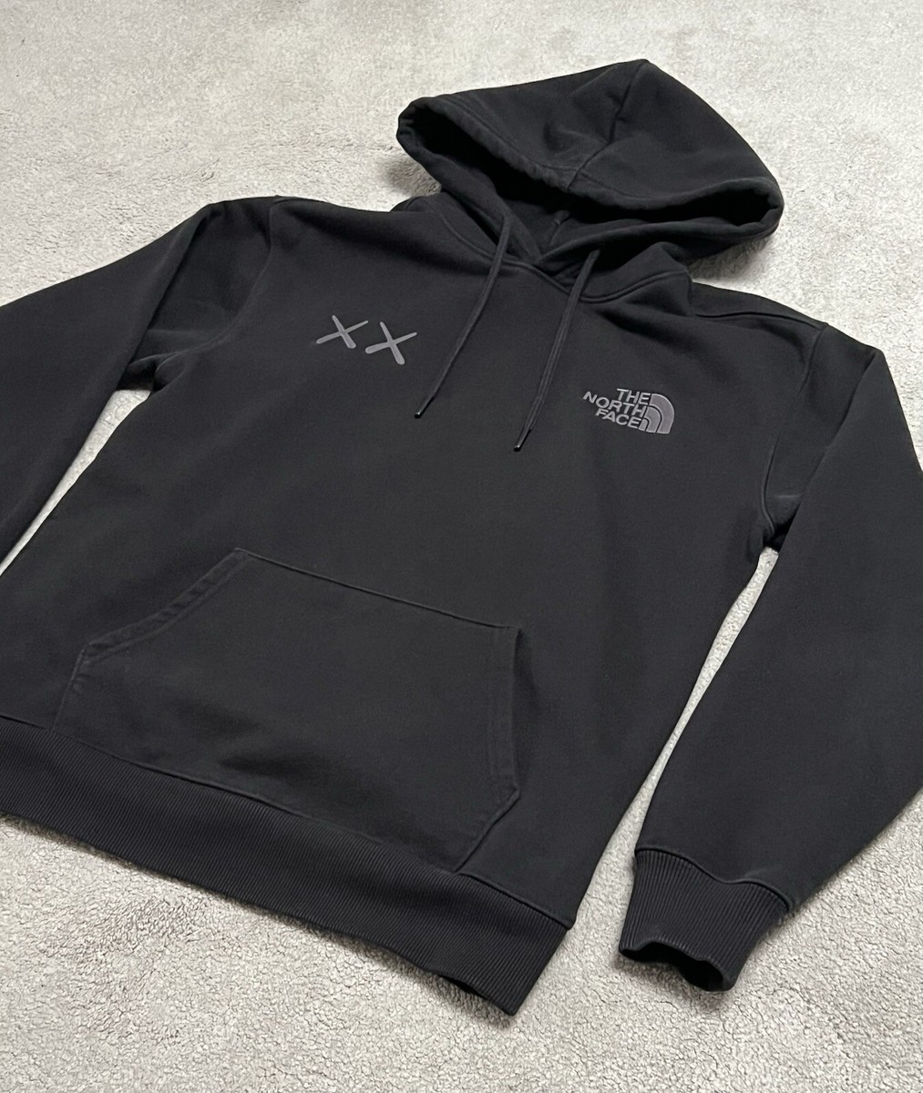 Kaws X The North Face Pullover Hoodie Black Size Small XX Great