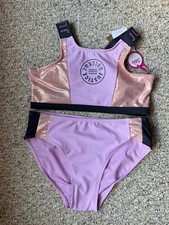 Justice Girls Size 16-18 Plus Bikini Swim Set Bathing Suits