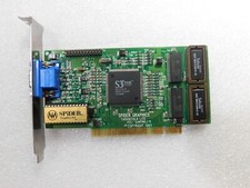 SPIDER GRAPHICS S3 TRIO32 86C732-P 2MB PCI VGA VIDEO GRAPHICS CARD ADAPTER