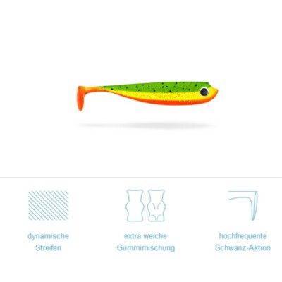 Lieblingsköder Gummifische 6 cm Raubfischköder Barsch Hecht Zander