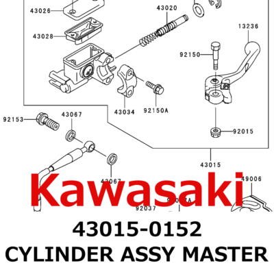 コンバーター NEW】Kawasaki Genuine 2001-2012 KX65 CYLINDER ASSY MASTER 43015