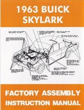 1963 Buick Skylark And Special Assembly Manual Bound Exploded Views Of Parts