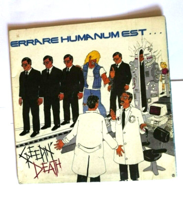 CREEPIN DEATH - ERRARE HUMANUM EST ..PERSEVERARE DIUABOLICUM - LP ITALIA 1988
