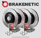 F&R Premium GT Slot Brake Rotors + Ceramic Pads EVO 8/9 BPK90172