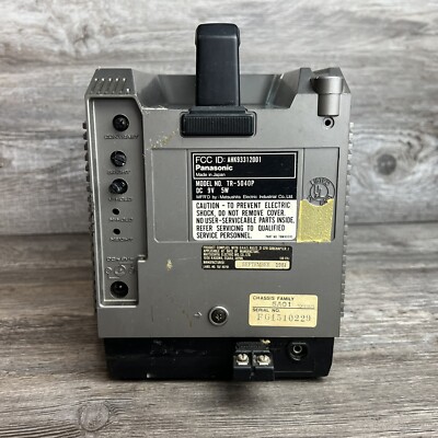Vintage Panasonic Portable TV Tr-5040P 5W 9V | eBay