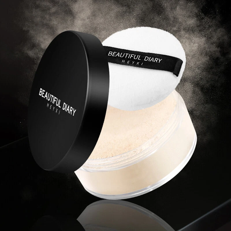 Translucent Loose Setting Face Powder Makeup Foundation Smooth Full Size, - Image 3 of 4